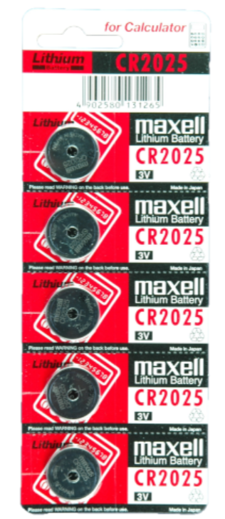 Maxell CR2025 3V Lithium Battery
