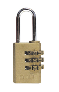BBL Combination 20mm Padlock – Brass
