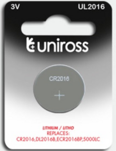 Coin Cell CR2016