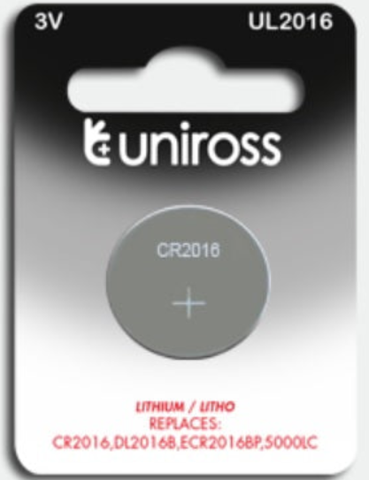 Coin Cell CR2016
