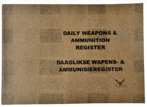 Daily Weapons & Ammunition Register