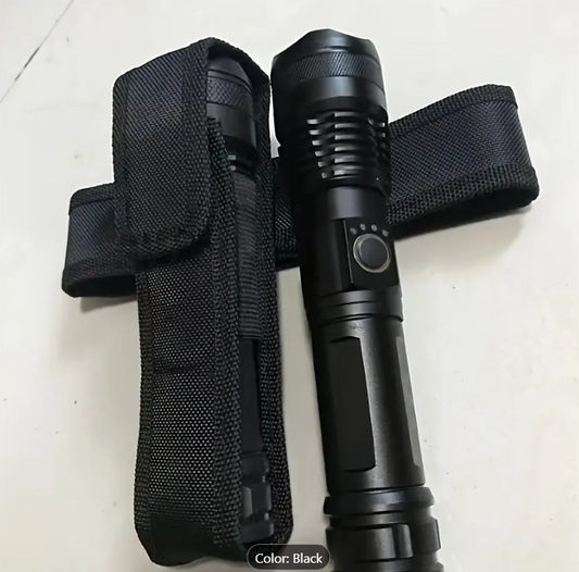 Flashlight Holster with Belt Clip