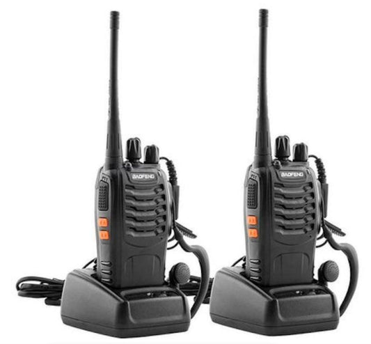 Baofeng 16-Channel UHF Walkie Talkie 2-Way Radio - 2 Piece
