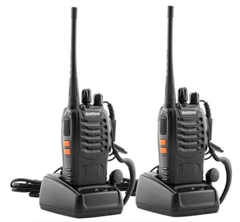 Baofeng 16-Channel UHF Walkie Talkie 2-Way Radio - 2 Piece